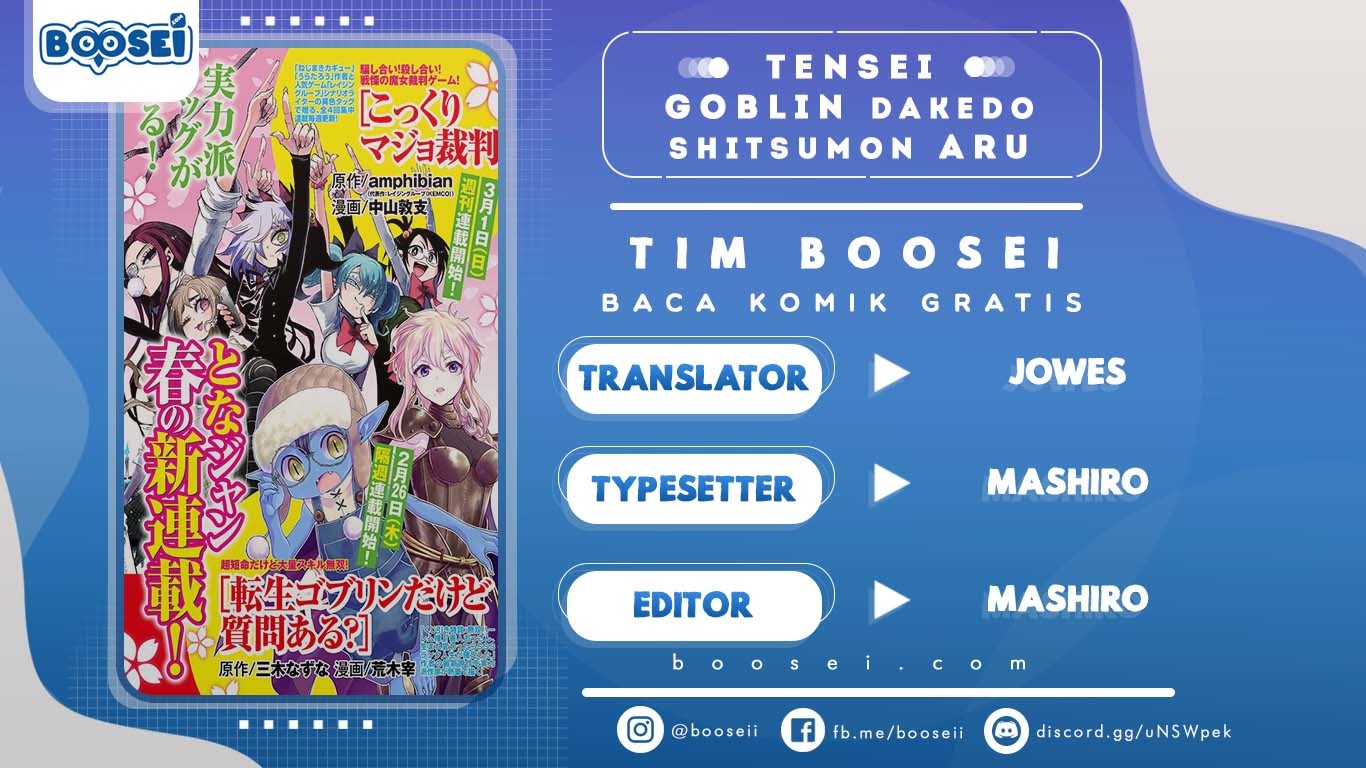 Tensei Goblin da kedo Shitsumon aru?